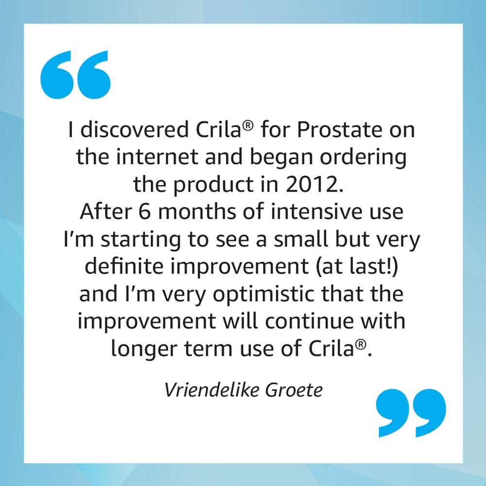 Customer Testimonial from South Africa CrilaHealth.com